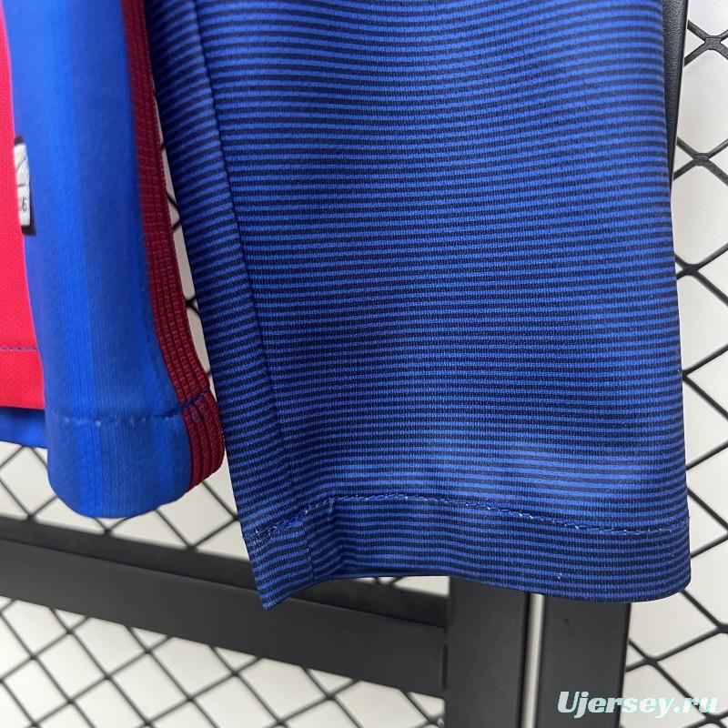 14/15 Retro Long Sleeve Barcelona Home Jersey