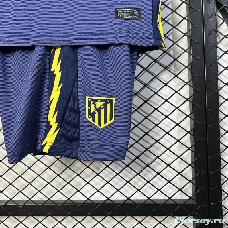 25/26 Kids Atletico Madrid Away Size 16-28 Jersey