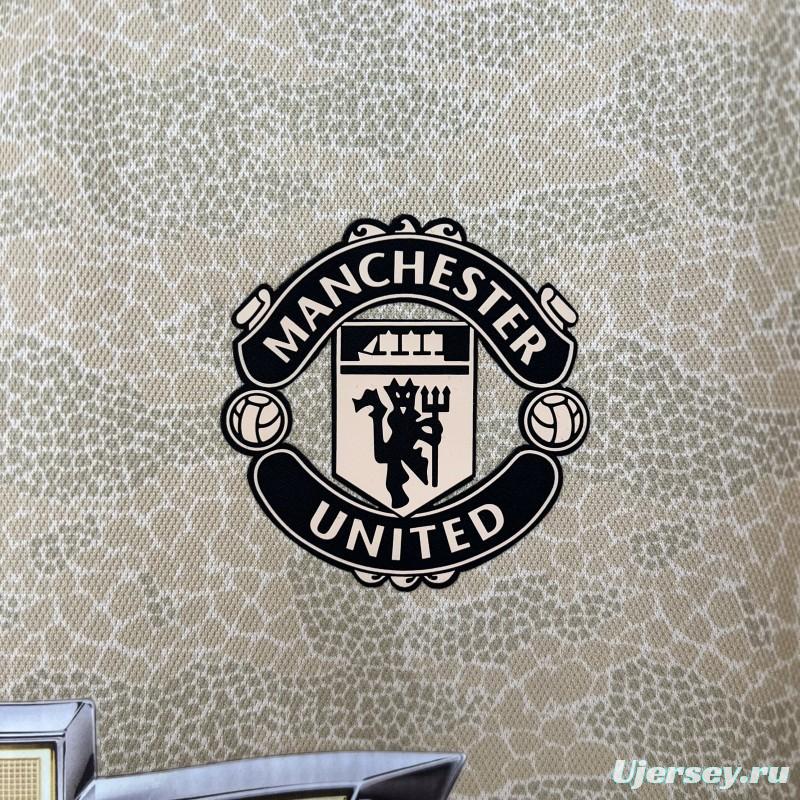 19/20 Retro Manchester United Away Jersey