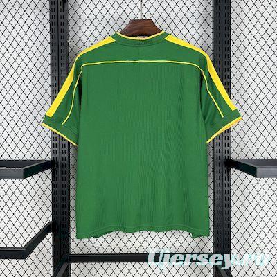 Retro 1998 Brazil Goalkeeper Green Jersey