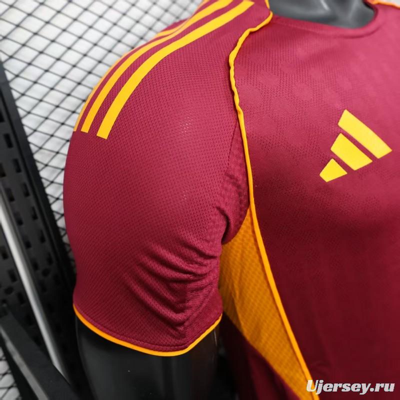 Player Version 25/26 Roma Home Jersey