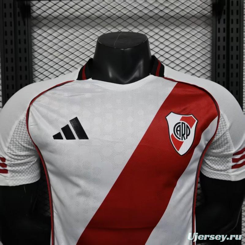 Player Version 25/26 River Plate Home Jersey