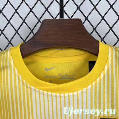 2025/26 Kids Atletico Madrid Yellow Goalkeeper Jersey