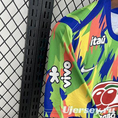 2025 Brazil Rainbow with Camouflage Pattern Jersey