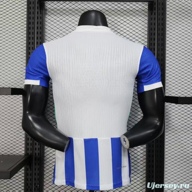 Player Version 25/26 Brighton Hove Albion Home Jersey