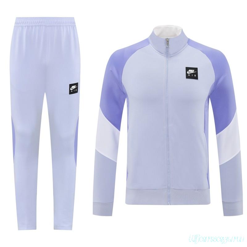 2025 NIKE Purple Full Zipper Jacket + Long Pants