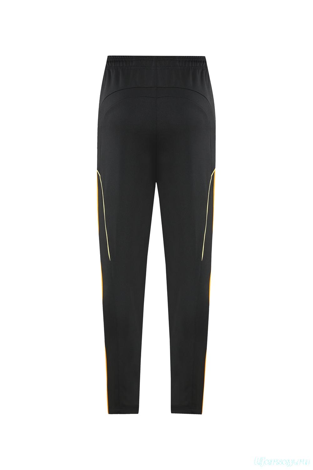 25/26 Arsenal Black Full Zipper Jacket + Long Pants