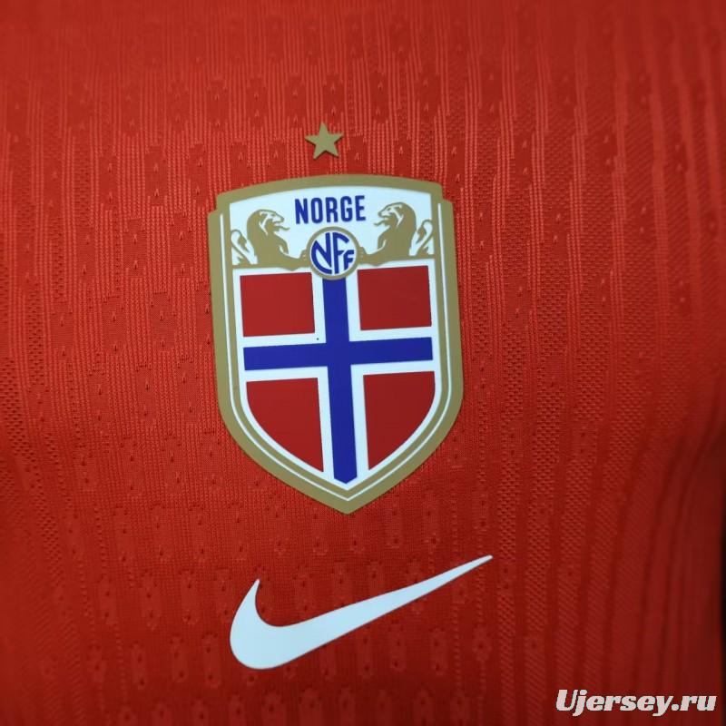 Player Version 2025 Norway Home Jersey