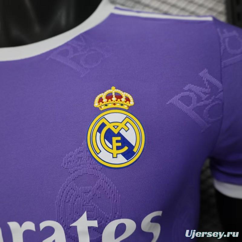 Player Version 25/26 Real Madrid Purple Special Jersey