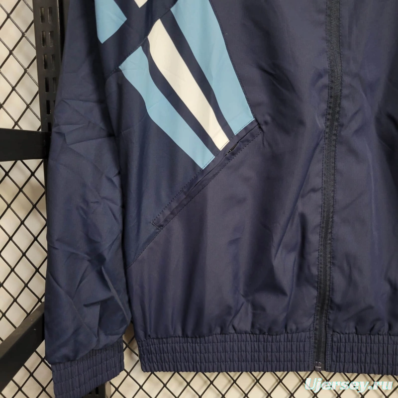 2025 Argentina Jacket Navy Windbreaker