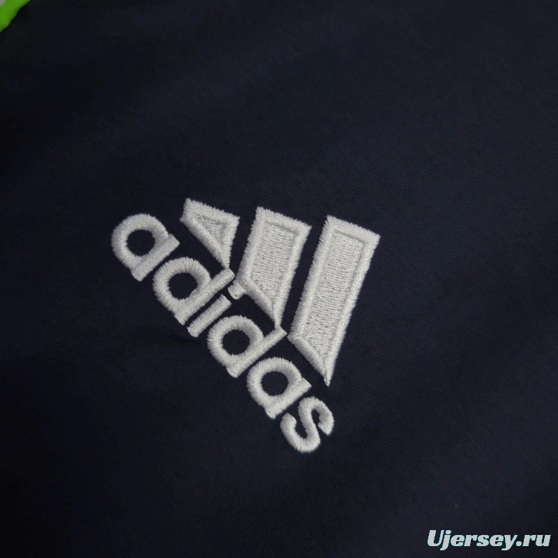 25/26 Real Madrid Jacket Navy/White Windbreaker
