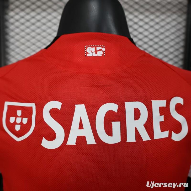 Player Version 25/26 Benfica Home Jersey