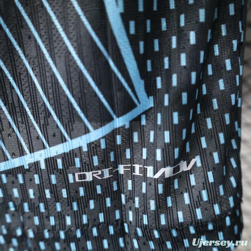 Player Version 25/26 FC Barcelona Black with Geometric Line Pattern Jersey