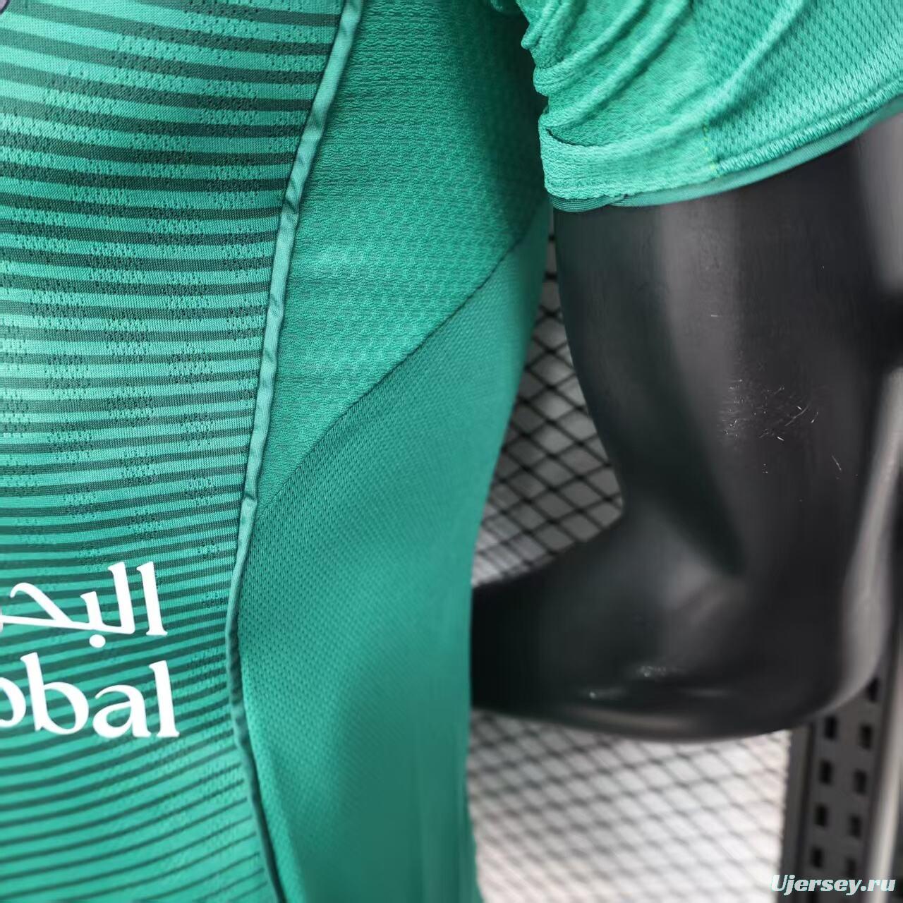 Player Version 25/26 Al-Ahli Away Green Jersey