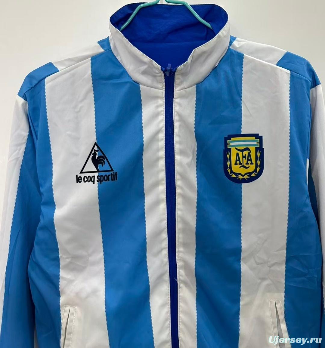 1986 Argentina Blue/White Windbreaker