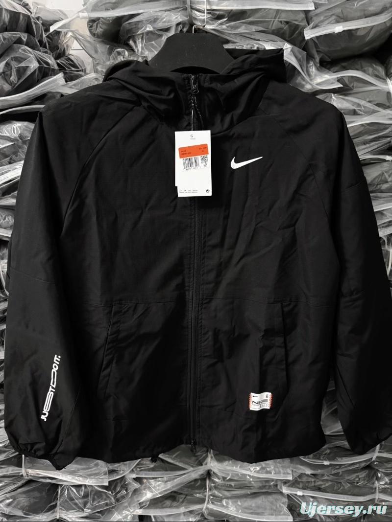 2025 NIKE White/Black Casual Jacket Windbreaker - 2 Colors