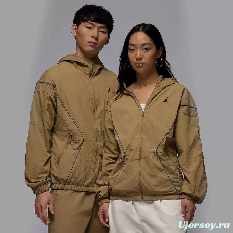 2025 NIKE Air Jordan Black Hoodie Windbreaker