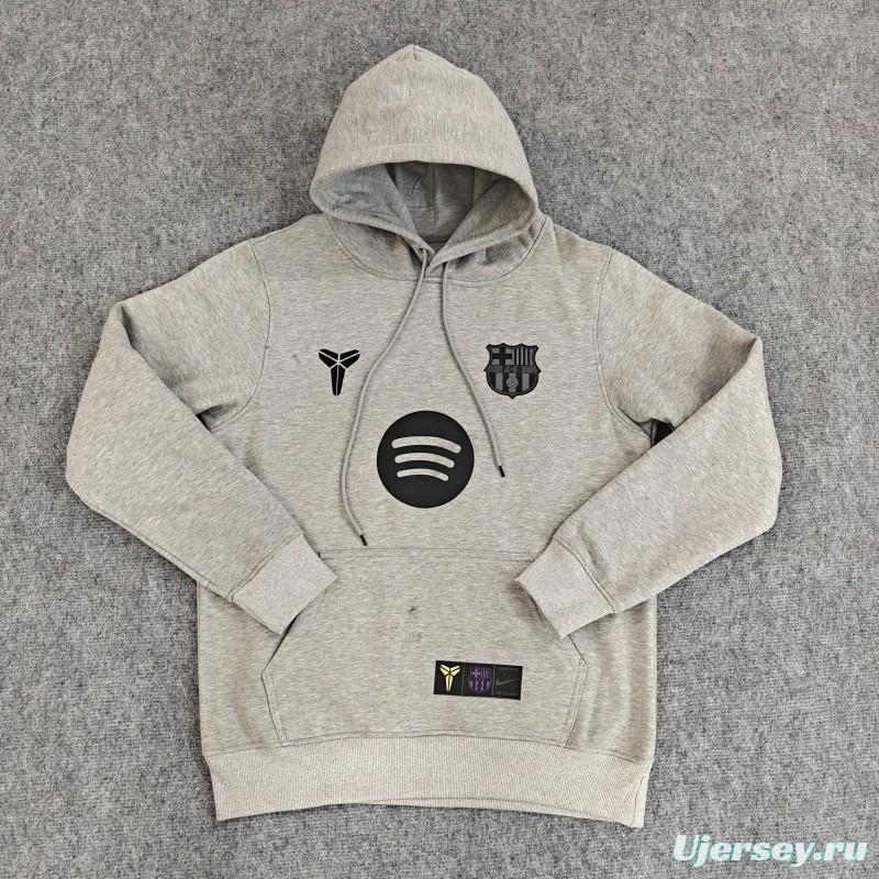 25/26 Barcelona Fleece-lined Kobe Fleece-lined hoodie 9 Colors