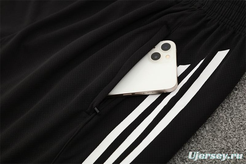 25/26 Manchester United White Purple Short Sleeve+Soccer Shorts