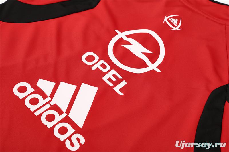 Retro 05/06 AC Milan Red Half Zipper Jacket