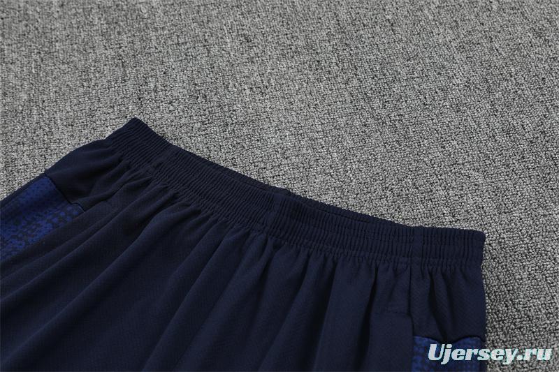 25/26 Olympique de Marseille Lake Blue Camouflage with XS Short Sleeve+Soccer Shorts