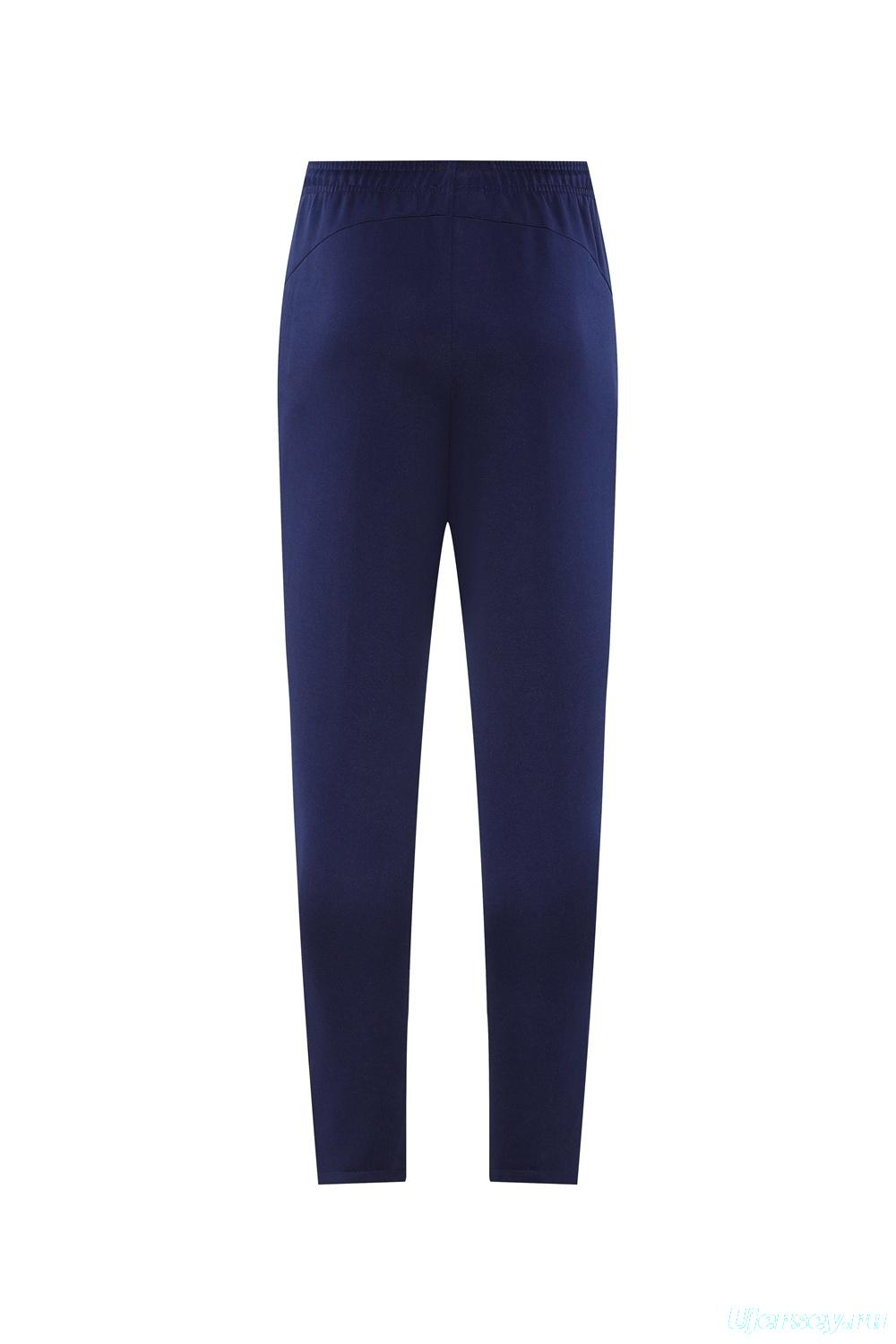 2025 NIKE Black/WHITE Full Zipper Jacket + Long Pants