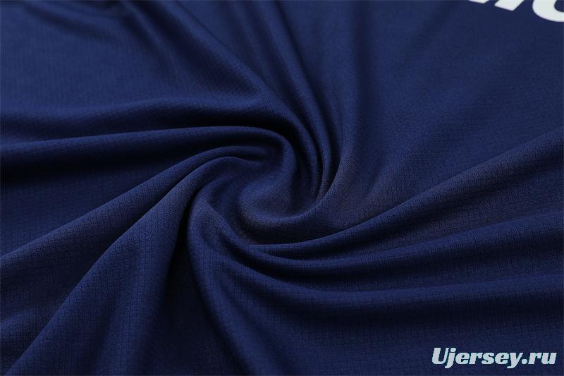 25/26 Tottenham Hotspur Royal Blue with XS Short Sleeve+Soccer Shorts