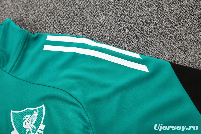25/26 Liverpool Green Half Zipper Jacket+Long Pants
