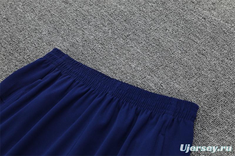 25/26 Manchester City Light Blue Camouflage Half Zipper Jacket+Long Pants