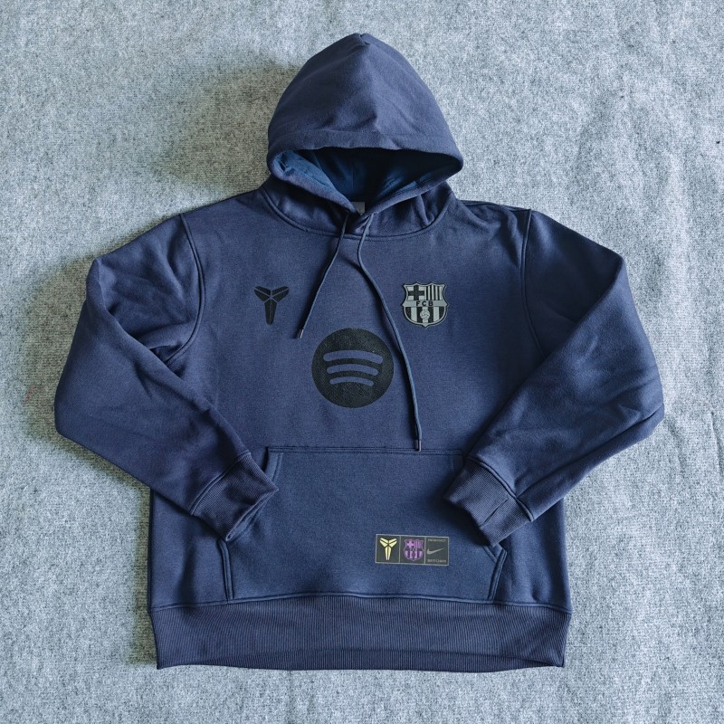 25/26 Barcelona Fleece-lined Kobe Fleece-lined hoodie 9 Colors
