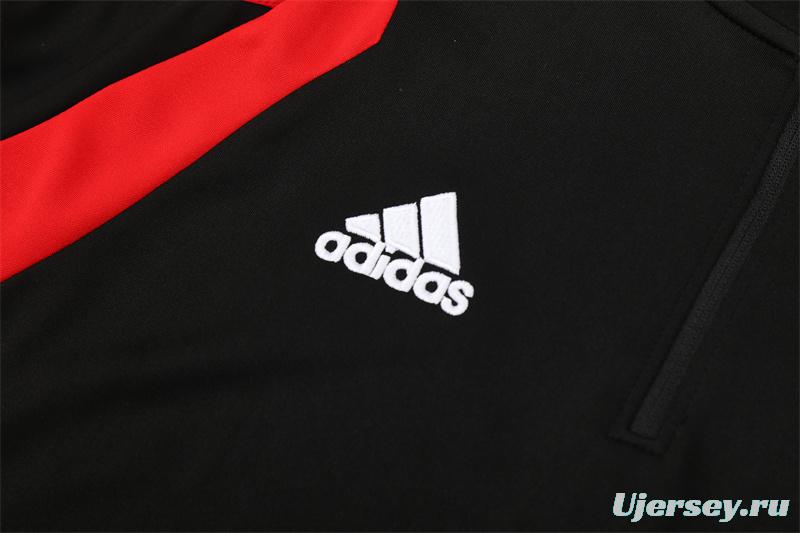 Retro 05/06 AC Milan Black Half Zipper Jacket