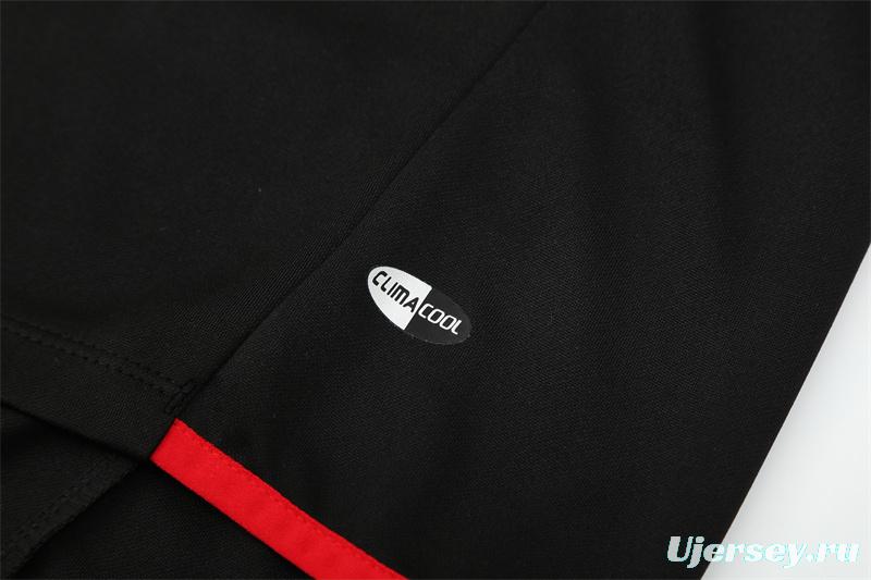 Retro 05/06 AC Milan Black Half Zipper Jacket