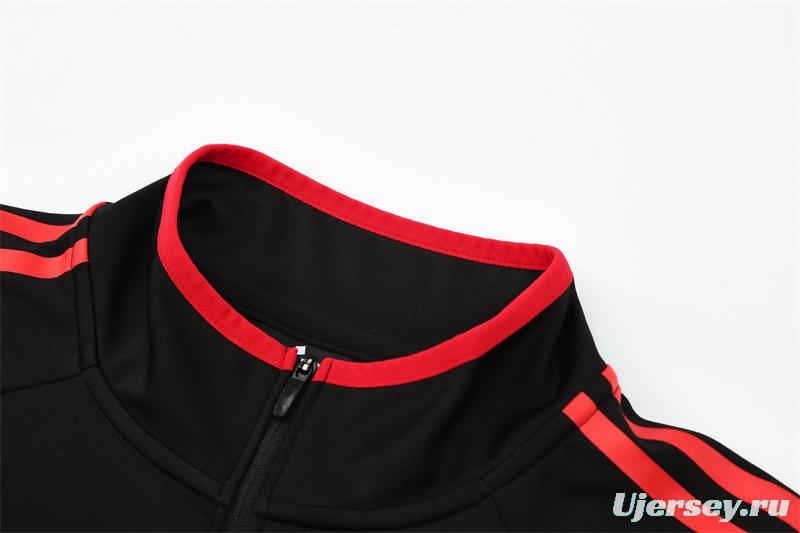 Retro 05/06 AC Milan Black Half Zipper Jacket