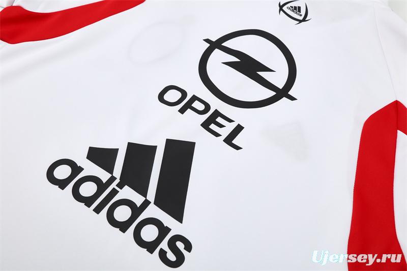 Retro 05/06 AC Milan White Half Zipper Jacket