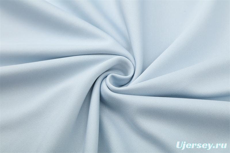 Retro 04/05 Real Madrid Light Grey Half Zipper Jacket