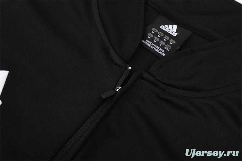 Retro 03/04 AC Milan Black Half Zipper Jacket