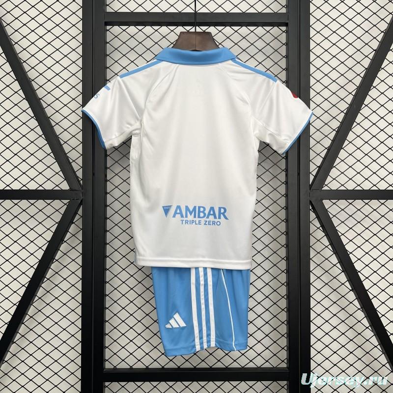 25/26 Kids Real Zaragoza Home Jersey