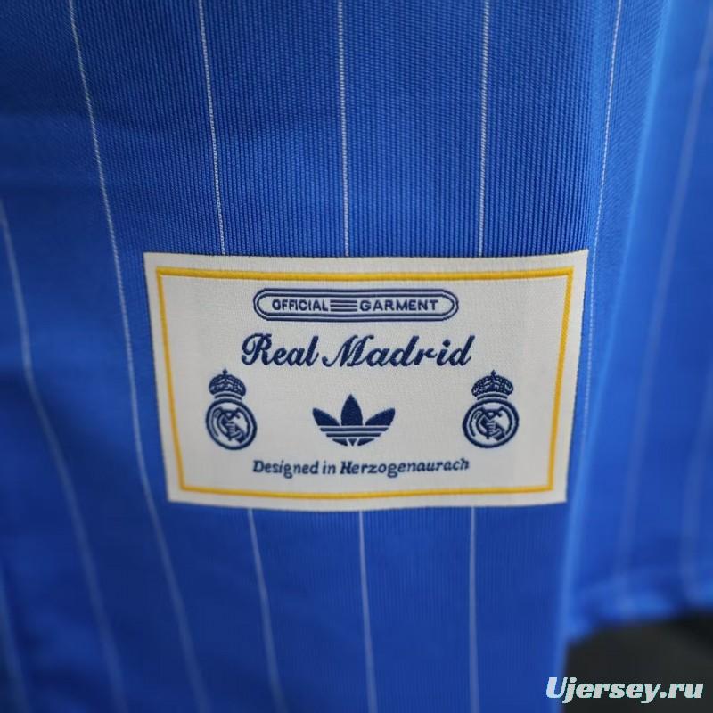 Player Version 25/26 Real Madrid Blue Casual Jersey