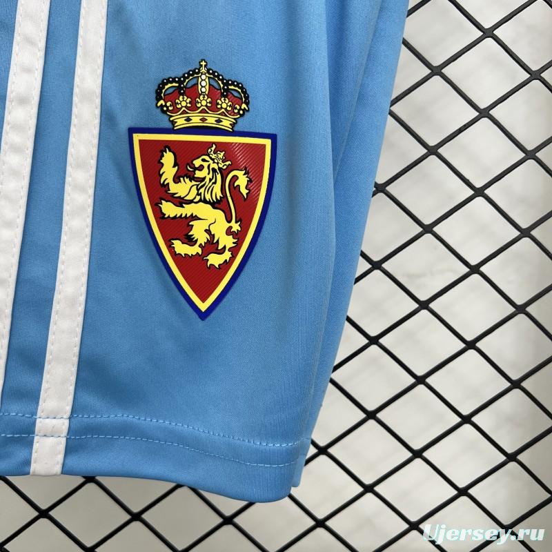 25/26 Kids Real Zaragoza Home Jersey