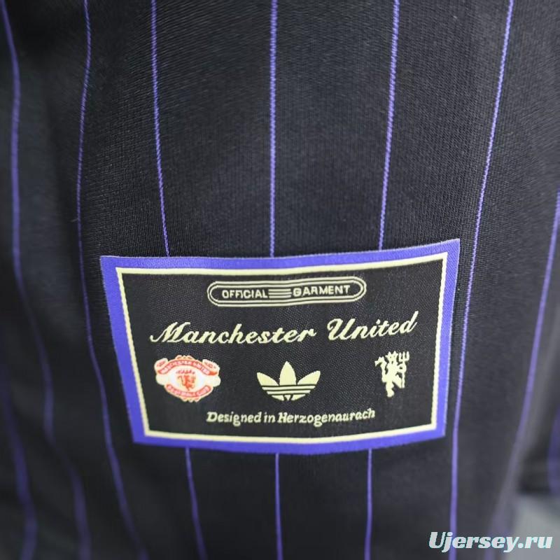 Player Version 25/26 Manchester United Black Casual Jersey