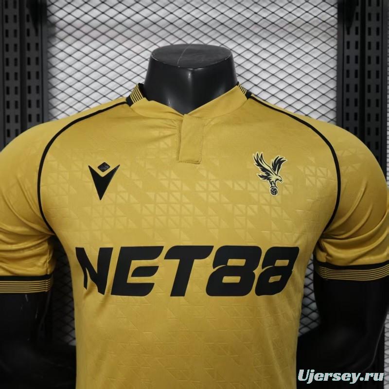 Player Version 25/26 Crystal Palace Away Yellow Jersey