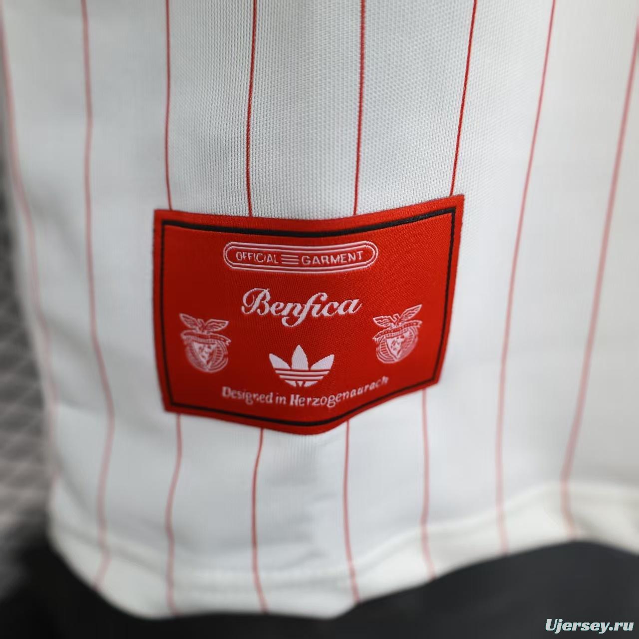 Player Version 25/26 Benfica White Casual Jersey