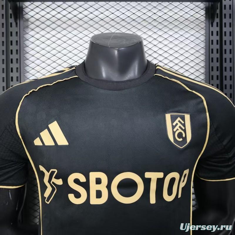 Player Version 25/26 Fulham Away Black Jersey