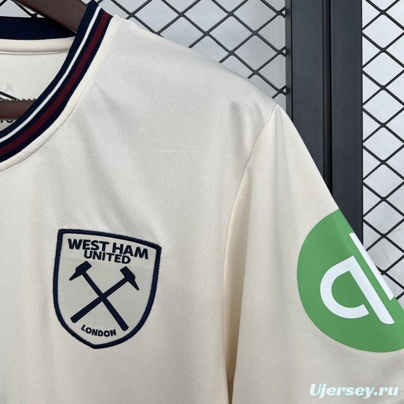 25/26 West Ham United Away Jersey