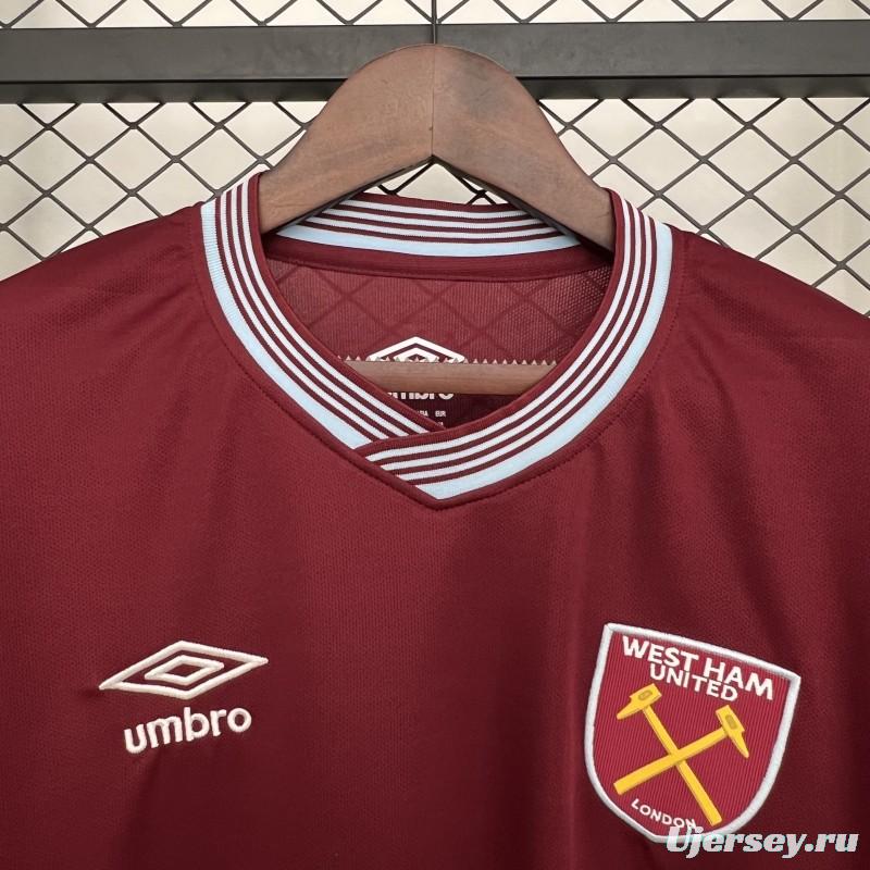 25/26 West Ham United Home Jersey