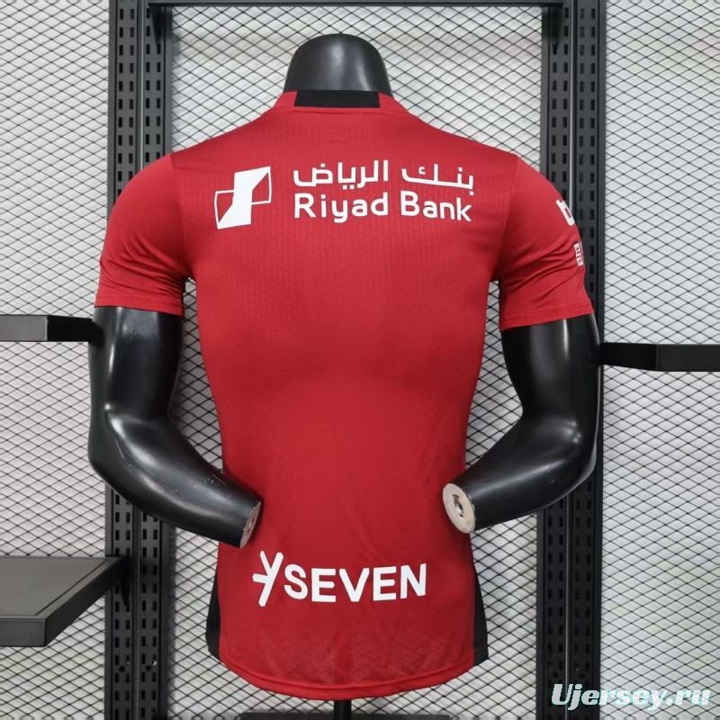 Player Version 25/26 Al Hilal Red Jersey