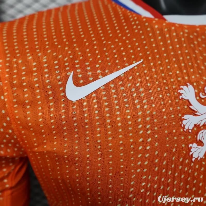 Player Version 2025 Netherlands Home Jersey