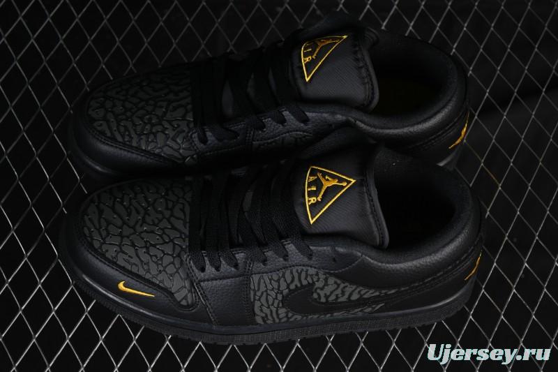 Nike Air Jordan 1 Low Elephant Print Casual Sneakers - IM6568-010