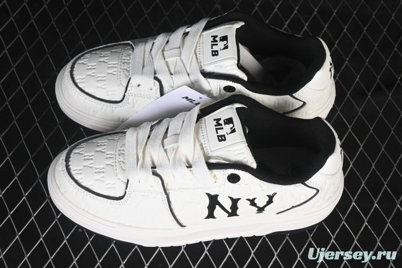 New York Yankees Bigball Chunky Embo Monogram Height Increasing Thick Sole Casual Sneakers - 3ASXE035N50CRL