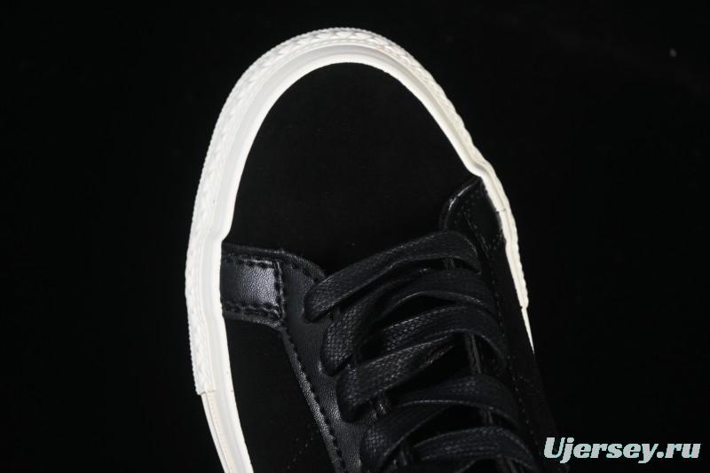 Converse One Star Suede Black Low Top Casual Skate Shoes - 149908C